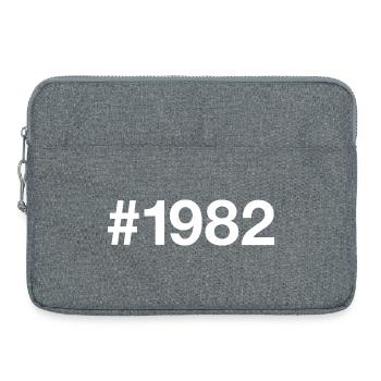 1982 Hashtag 44. Geburstag 44 Jahre - Laptoptasche 15" - Grau meliert - Vorne