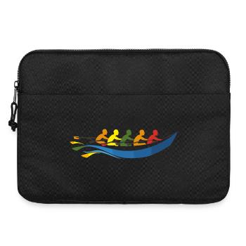 Rowing Team Comic Look - Laptop bag 15" - black - Front