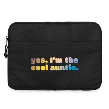 Déclaration de tante cool - Sacoche pour ordinateur portable 15 pouces - noir - Devant