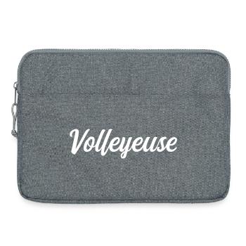 Volleyball player - Laptop bag 15" - heather grey - Front
