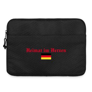 Chez eux au cœur de l’Allemagne, Allemands - Sacoche pour ordinateur portable 15 pouces - noir - Devant