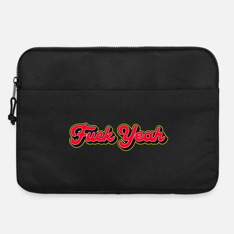 Cazzo sì, 3D Red Script - Borsa per laptop 15" - nero