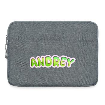Andrey as a profession - Laptop bag 15" - heather grey - Front