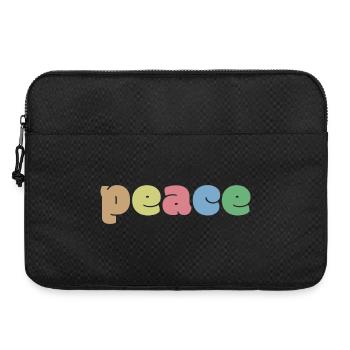 Couleurs de la paix - Sacoche pour ordinateur portable 15 pouces - noir - Devant