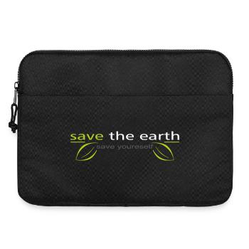 save_the_earth - Laptop bag 15" - black - Front