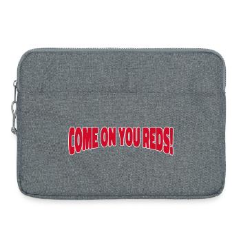 Allez, vous les Rouges ! Acclamations du stade - Sacoche pour ordinateur portable 15 pouces - gris chiné - Devant