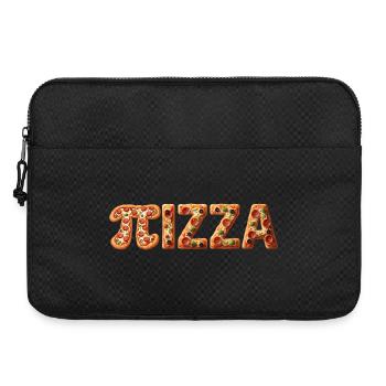 PIZZA Lettres en Croûte Colorée - Sacoche pour ordinateur portable 15 pouces - noir - Devant