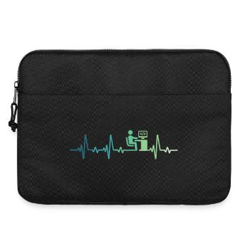 Programmeur battement de coeur développeur  - Sacoche pour ordinateur portable 15 pouces - noir - Devant