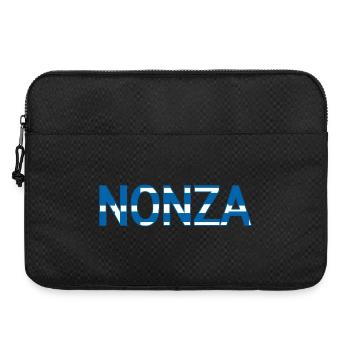 Nonza Grèce Texte - Sacoche pour ordinateur portable 15 pouces - noir - Devant