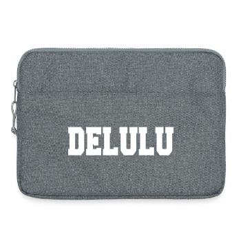 Delulu - Sacoche pour ordinateur portable 15 pouces - gris chiné - Devant