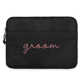 Bräutigam Cool Matching Paar Hochzeitsfeier Hochzeit - Laptoptasche 15" - Schwarz - Vorne