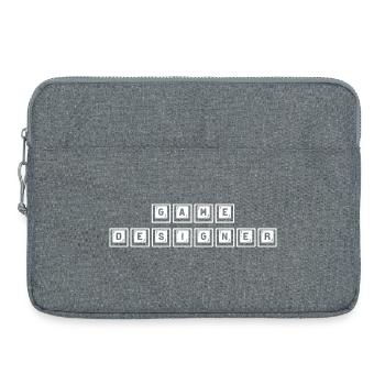 Clavier de conception de jeu - Sacoche pour ordinateur portable 15 pouces - gris chiné - Devant