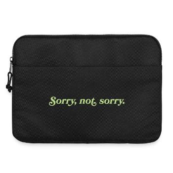 Sorry, not sorry – Cheeky Attitude - Laptop bag 15" - black - Front