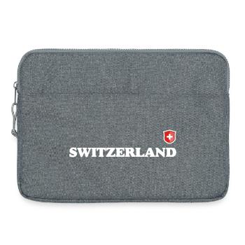 Switzerland - Laptop bag 15" - heather grey - Front