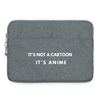 Ce n’est pas un dessin animé - Citation d’anime - Sacoche pour ordinateur portable 15 pouces - gris chiné - Devant