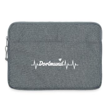 Battement de cœur Dortmund - Sacoche pour ordinateur portable 15 pouces - gris chiné - Devant