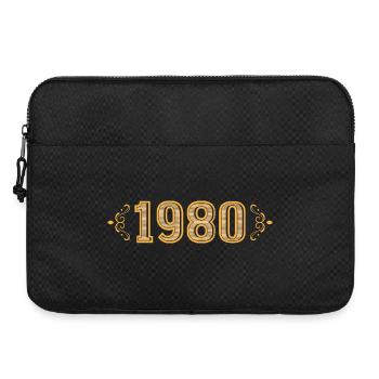 Legend since 1980 retro 1980s - Laptop bag 15" - black - Front