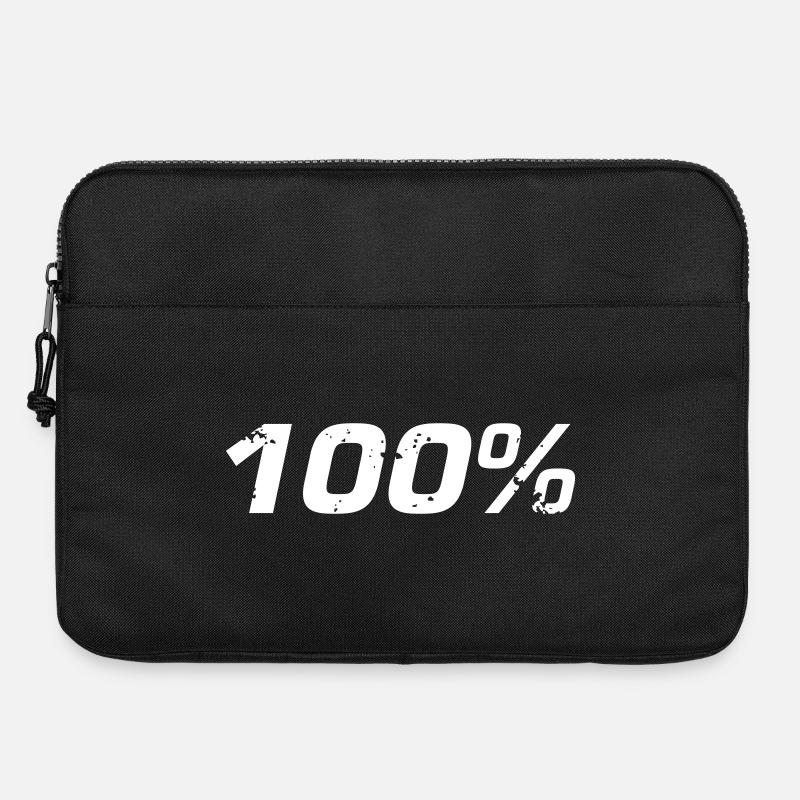 100% - Laptop bag 15" - black