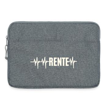 Heartbeat Pension - Laptop bag 15" - heather grey - Front