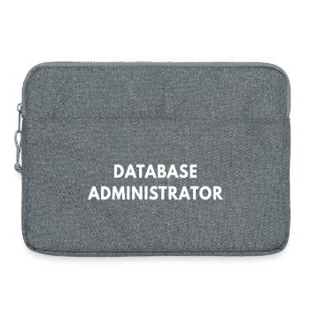 Administrateur de base de données - Sacoche pour ordinateur portable 15 pouces - gris chiné - Devant