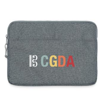 CGDA Bratsche Viola Tuning Saite Musiker retro - Laptoptasche 15" - Grau meliert - Vorne