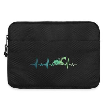 Radlader Heartbeat Bulldozer - Laptoptasche 15" - Schwarz - Vorne