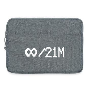 Crypto Investing Bitcoin Trader Chart - Laptop bag 15" - heather grey - Front