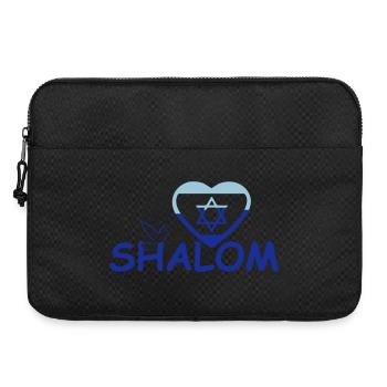 Shalom Geschenk - Laptoptasche 15" - Schwarz - Vorne