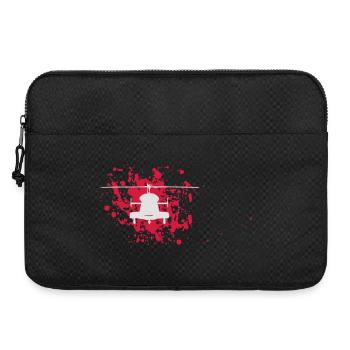 Helicopter in the blood - Laptop bag 15" - black - Front