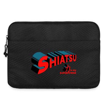 Shiatsu is my Superpower Shiatsu Superkraft - Sacoche pour ordinateur portable 15 pouces - noir - Devant