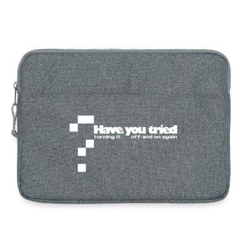 Have you tried... - Sacoche pour ordinateur portable 15 pouces - gris chiné - Devant