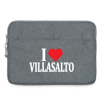 t-shirt Io amo Villasalto t-shirt Sardegna - Laptop bag 15" - heather grey - Front