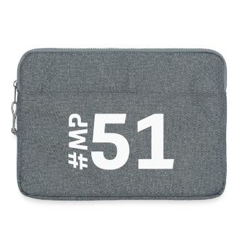 MP51-KARTON - Laptoptasche 15" - Grau meliert - Vorne