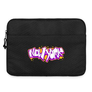 New York Horizontales Graffiti 3 - Laptoptasche 15" - Schwarz - Vorne