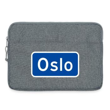 Oslo - Laptoptasche 15" - Grau meliert - Vorne