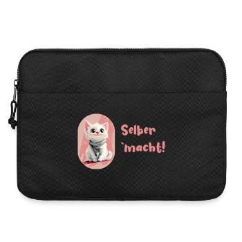 Le chat fier « le fait soi-même » - Sacoche pour ordinateur portable 15 pouces - noir - Devant