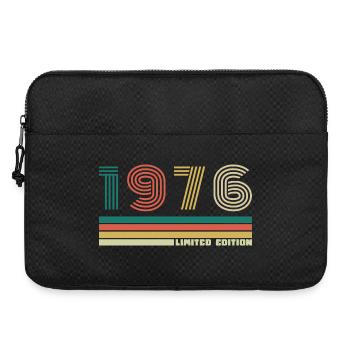 50 Years 1976 Vintage Retro Birthday - Laptop bag 15" - black - Front