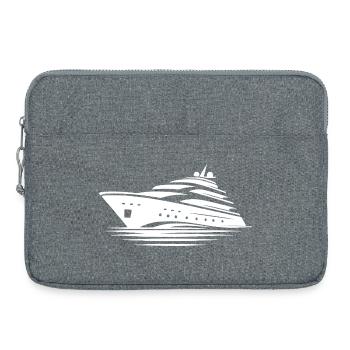 Luxe sur les vagues Croisière Rêves Vacances - Sacoche pour ordinateur portable 15 pouces - gris chiné - Devant