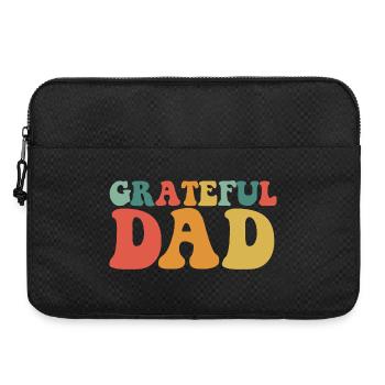 Dankbarer Papa Lustiger Vatertag Dankbarer Papa - Laptoptasche 15" - Schwarz - Vorne