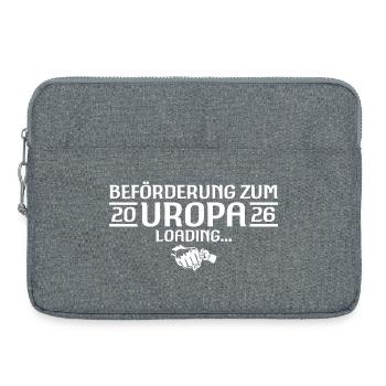 Uropa 2026 loading Schwangerschaftsverkündung - Laptoptasche 15" - Grau meliert - Vorne