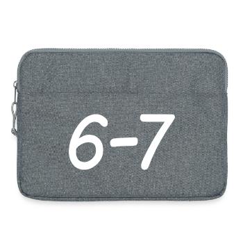 67 - Laptop bag 15" - heather grey - Front