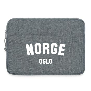 Oslo Norge Norvège Norvège - Sacoche pour ordinateur portable 15 pouces - gris chiné - Devant