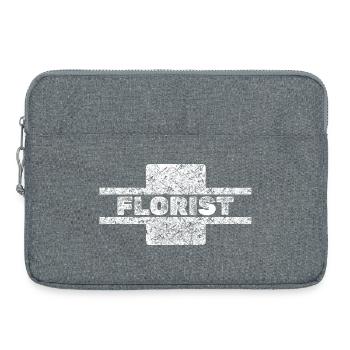 Geschenk für Florist - Laptoptasche 15" - Grau meliert - Vorne