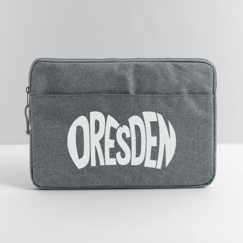 Lettrage Dresde Sacoche pour ordinateur portable 15 pouces