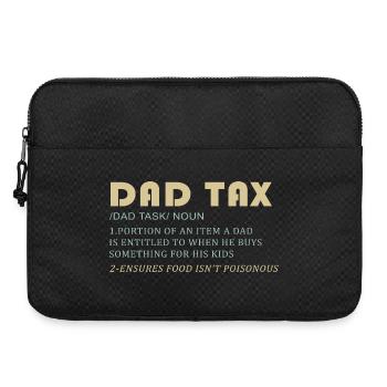 Taxe sur les pères : papa achète pour les enfants - Sacoche pour ordinateur portable 15 pouces - noir - Devant
