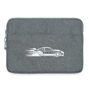 Voiture Sportive Émotion Ligne Abstraite drift - Sacoche pour ordinateur portable 15 pouces - gris chiné - Devant