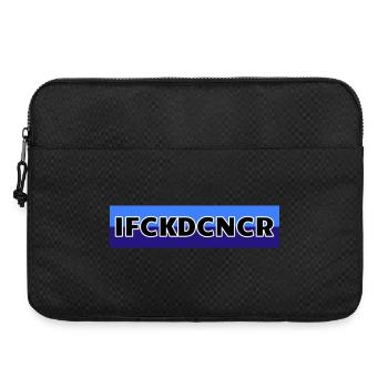 J’AI BAISÉ LE CANCER - Banner Blaa - Sacoche pour ordinateur portable 15 pouces - noir - Devant