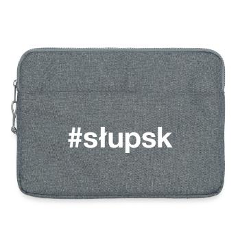 Slupsk Polska, Pologne - Sacoche pour ordinateur portable 15 pouces - gris chiné - Devant