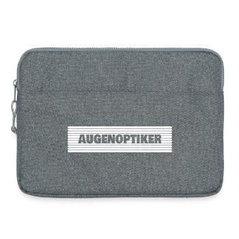 Occupation: Optician - Laptop bag 15" - heather grey - Front