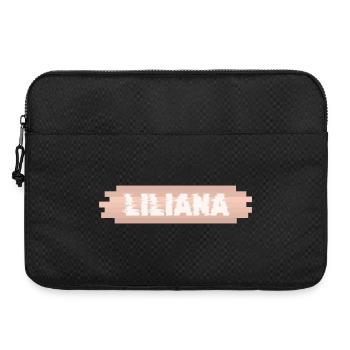 Prénom Liliana - Sacoche pour ordinateur portable 15 pouces - noir - Devant